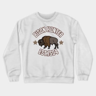 Bison Hunter Crewneck Sweatshirt